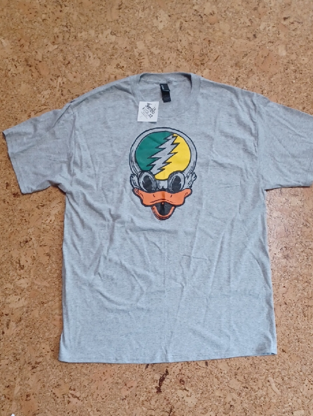 Oregon Grateful Ducks Men's Grey T Shirt Size L NWT